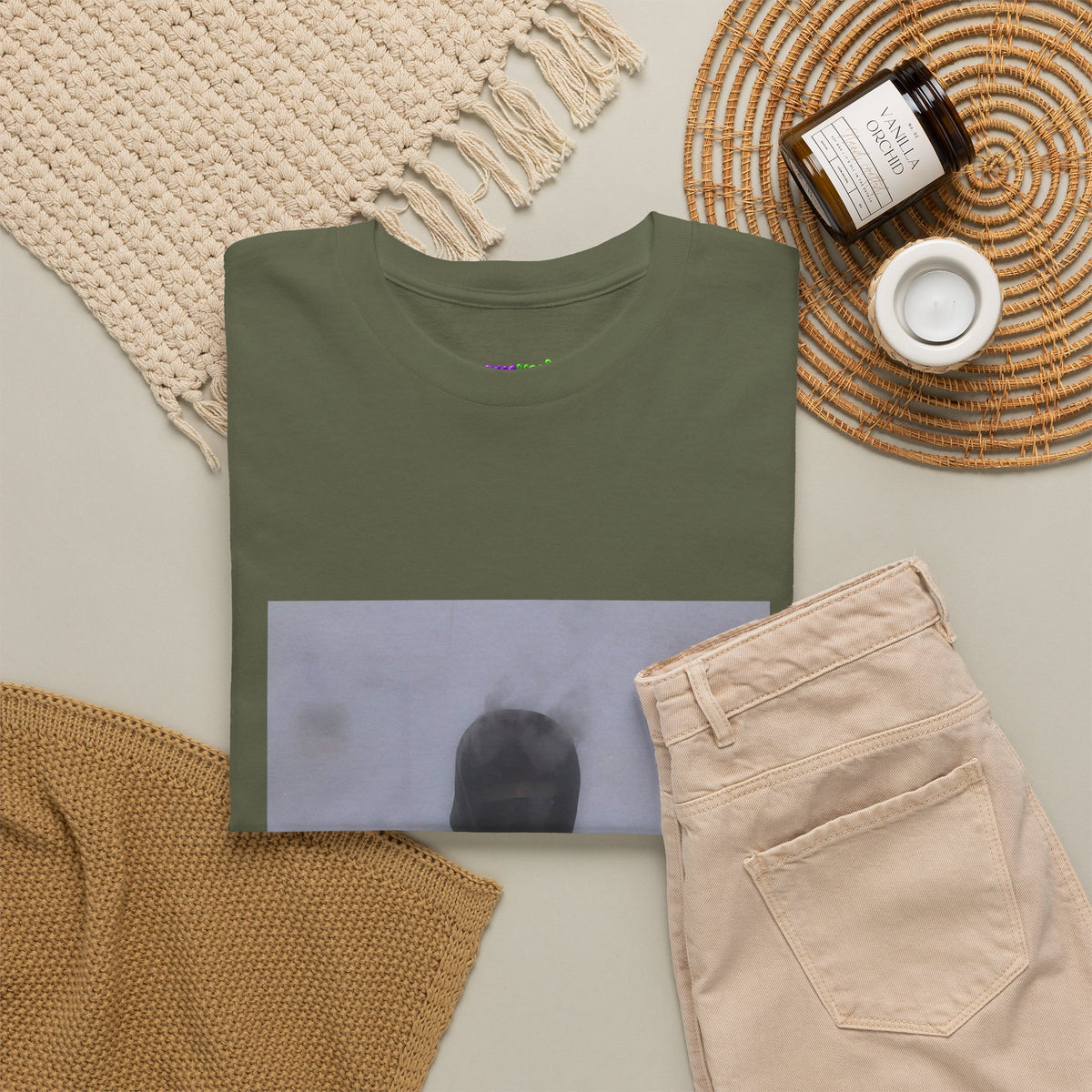 Midnight Leaf Whisper Graphic Tee