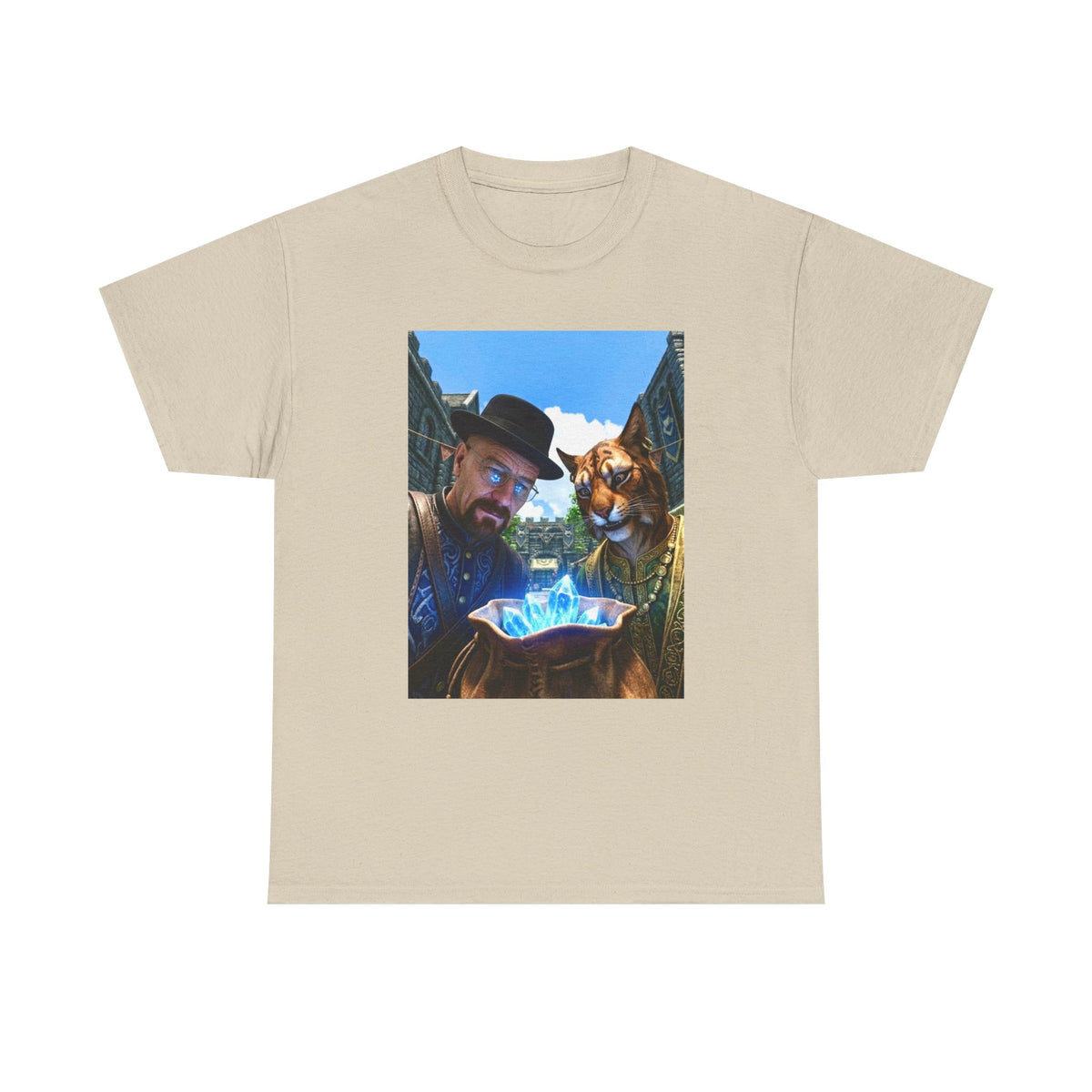 Walter White And Khajiit With Blue Crystals