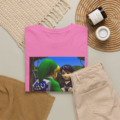 Link And Ocarina Girl Meeting