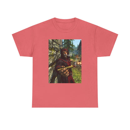 Khajiit Smoking Blunt In Skyrim Tee