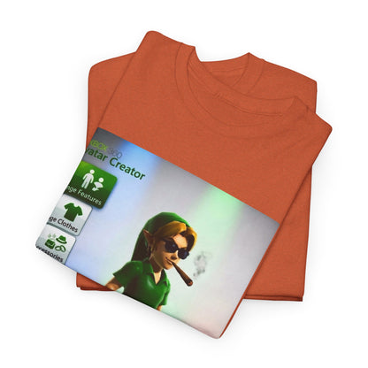 Xbox Avatar Link Smoking Blunt Tee