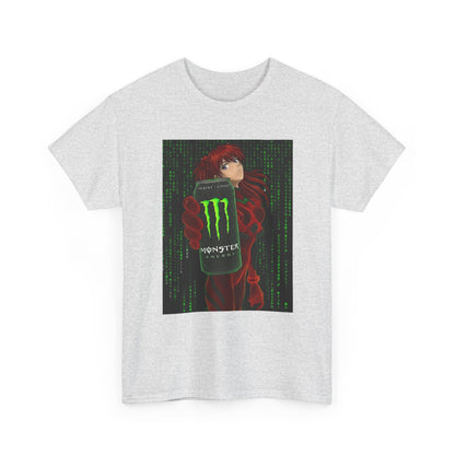 Asuka Wireframe Holding Monster Can