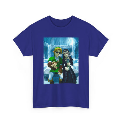 Link And Zora Chilling In Ice Cavern