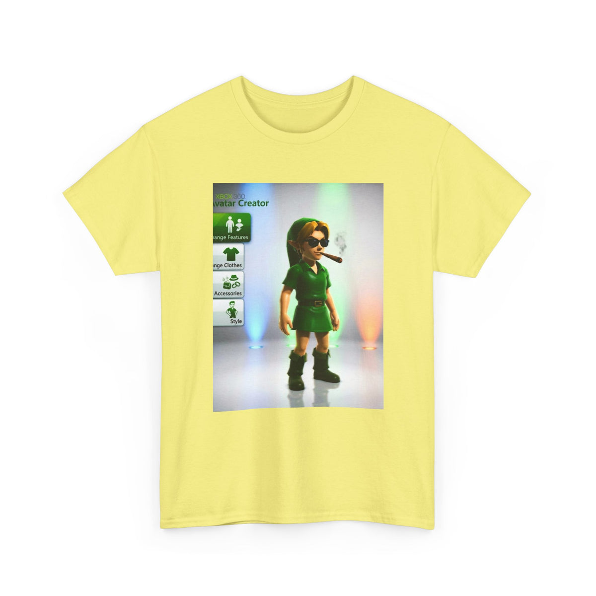 Xbox Avatar Link Smoking Blunt Tee