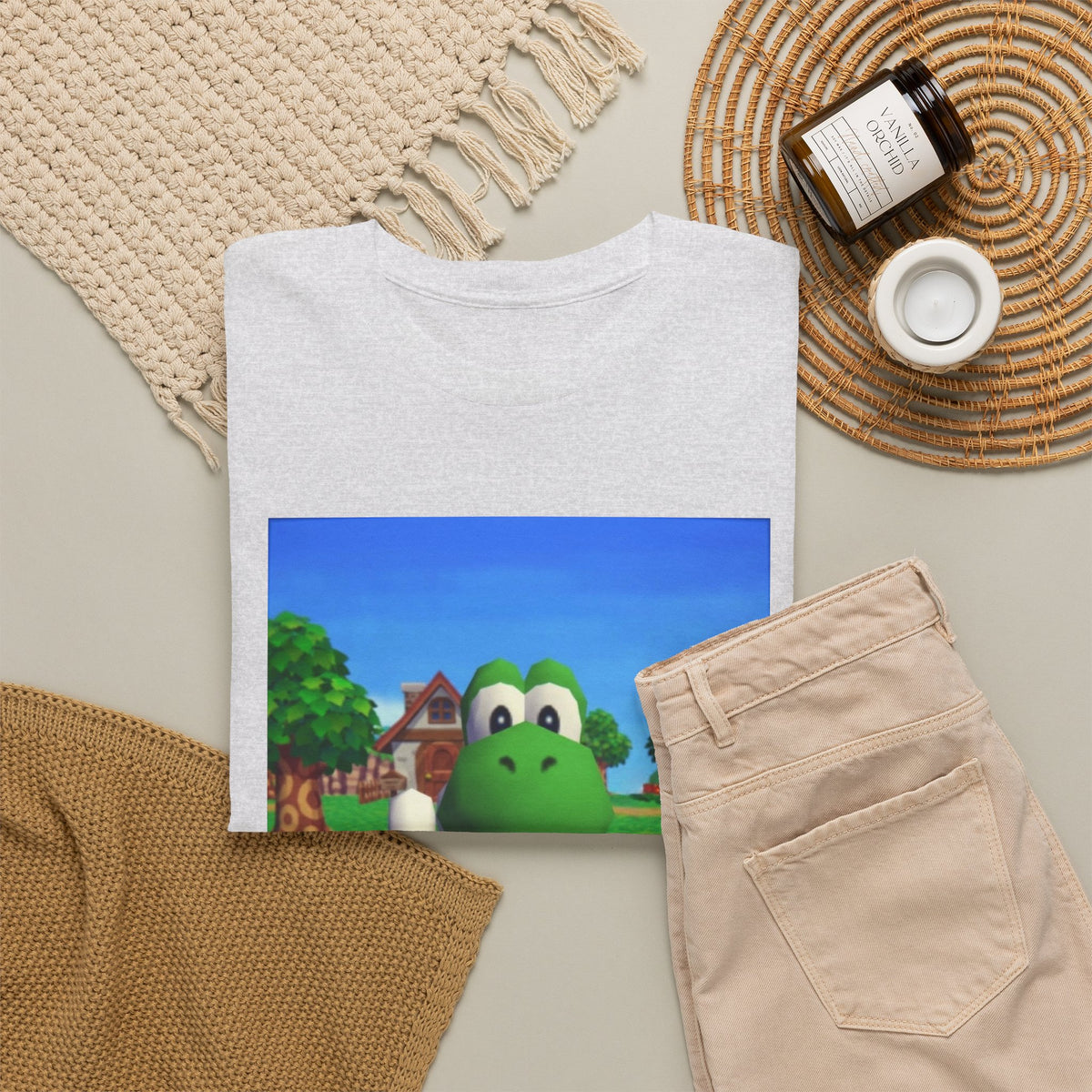 Yoshi Giving The Finger On A Tee