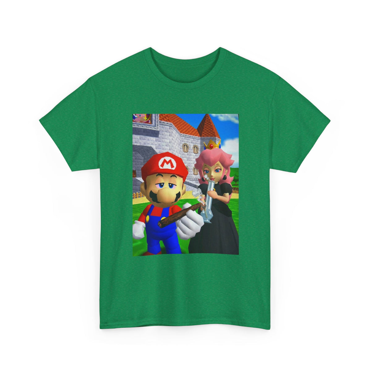 Mario And Peach Chilling At The Castle