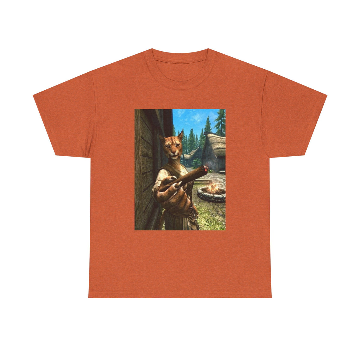 Khajiit Offering Big Blunt Tee