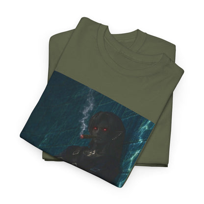 Dark Link Smoking A Lit Cigar Tee