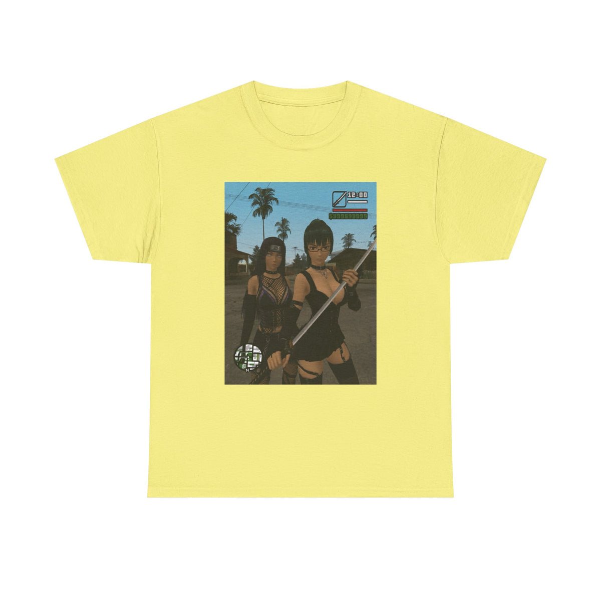 GTA-Inspired Girls With Katanas Tee