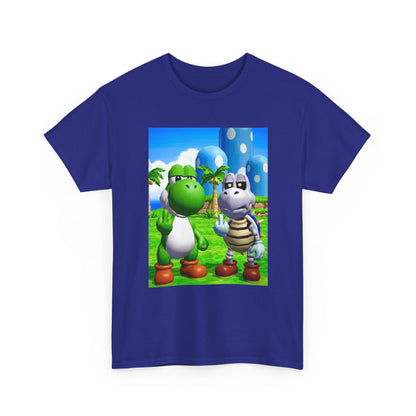 Yoshi And Dry Bones Flipping The Bird