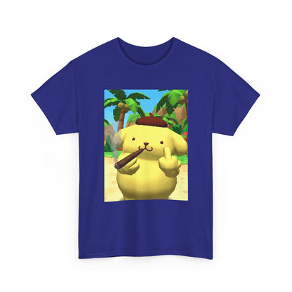 Pompompurin Smoking And Flipping Off Tee