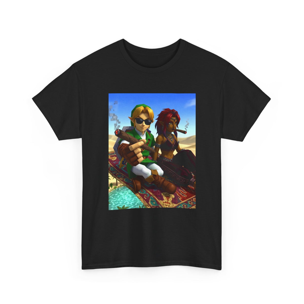 Link and Urbosa Hotbox Magic Carpet Tee