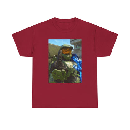Chief & Cortana Flipping The Bird Tee