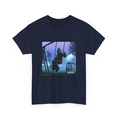 Grim Reaper Giving Middle Finger On Swing