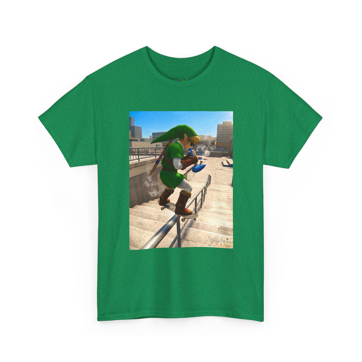 Mystic Green Vibe Graphic Tee