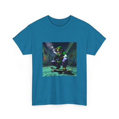Skater Link Smoking In Dark Alley Tee
