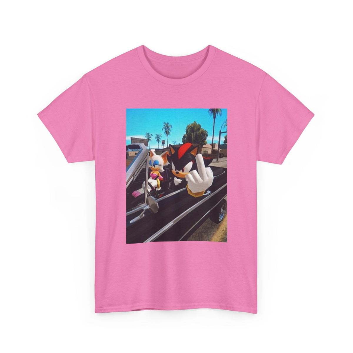 Shadow And Rouge Flipping The Bird Tee