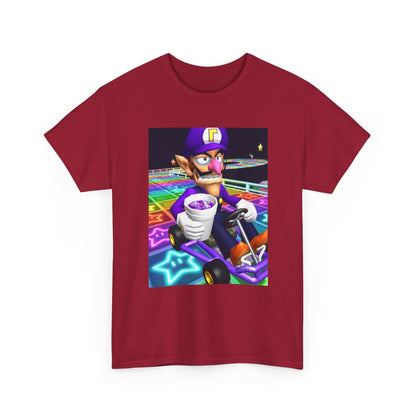 Waluigi Sipping Lean On Rainbow Road Tee (Design 4)