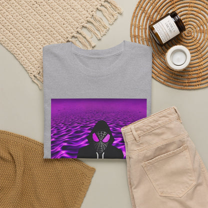 Spider-Hoodie With Purple Swirls Tee