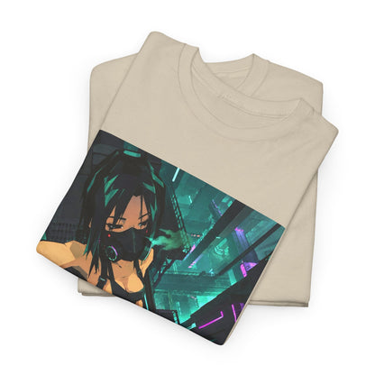 Midnight Ember Leaf Graphic Tee
