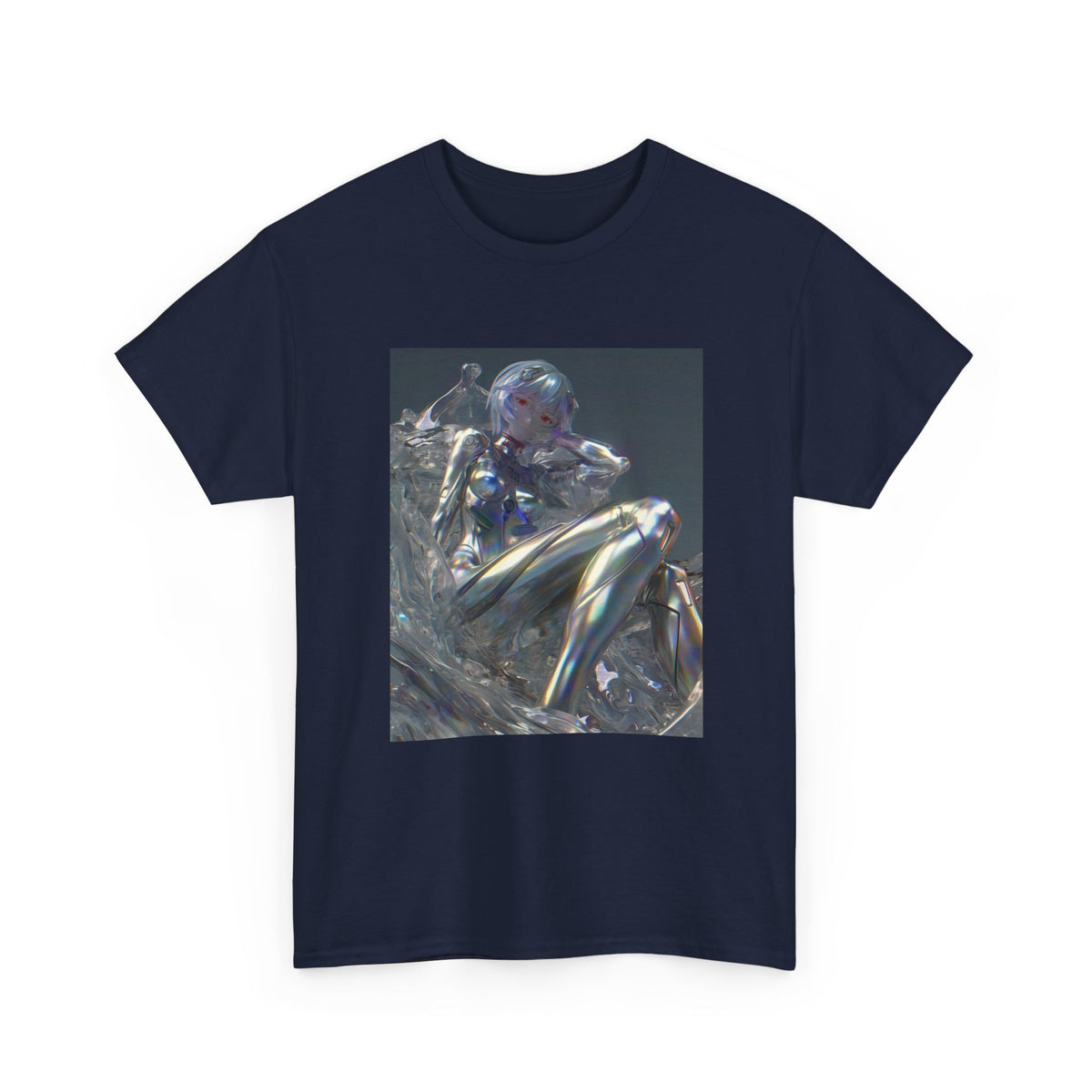 Liquid Chrome Flowing Tee