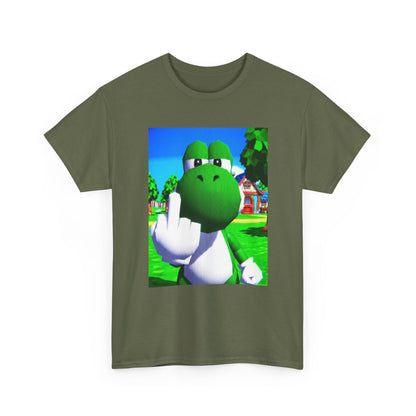 Yoshi Giving The Finger Tee (Design 4)