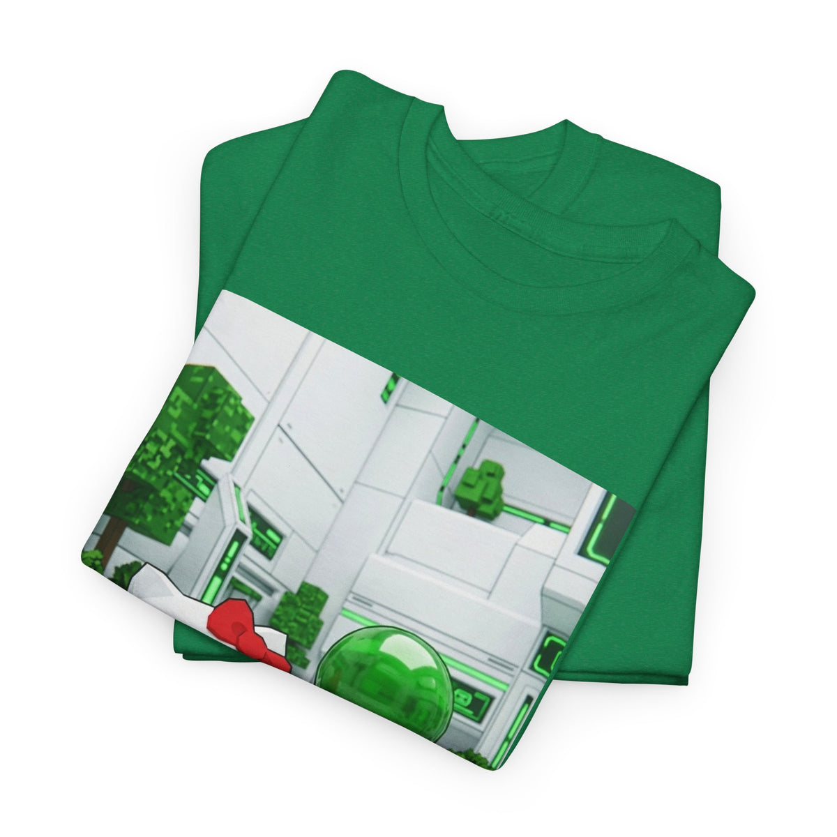 Low Poly Hello Kitty And Green Alien Flip Off