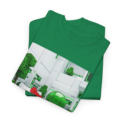 Low Poly Hello Kitty And Green Alien Flip Off