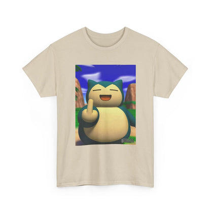 Snorlax Flipping The Bird Tee