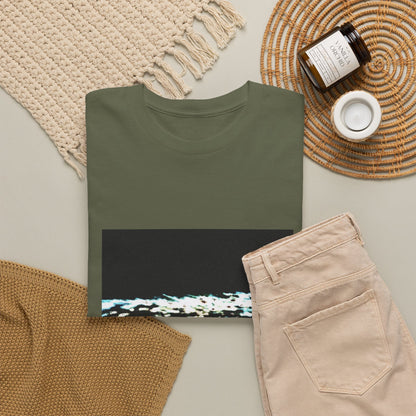 Hidden Green Pulse Graphic Tee