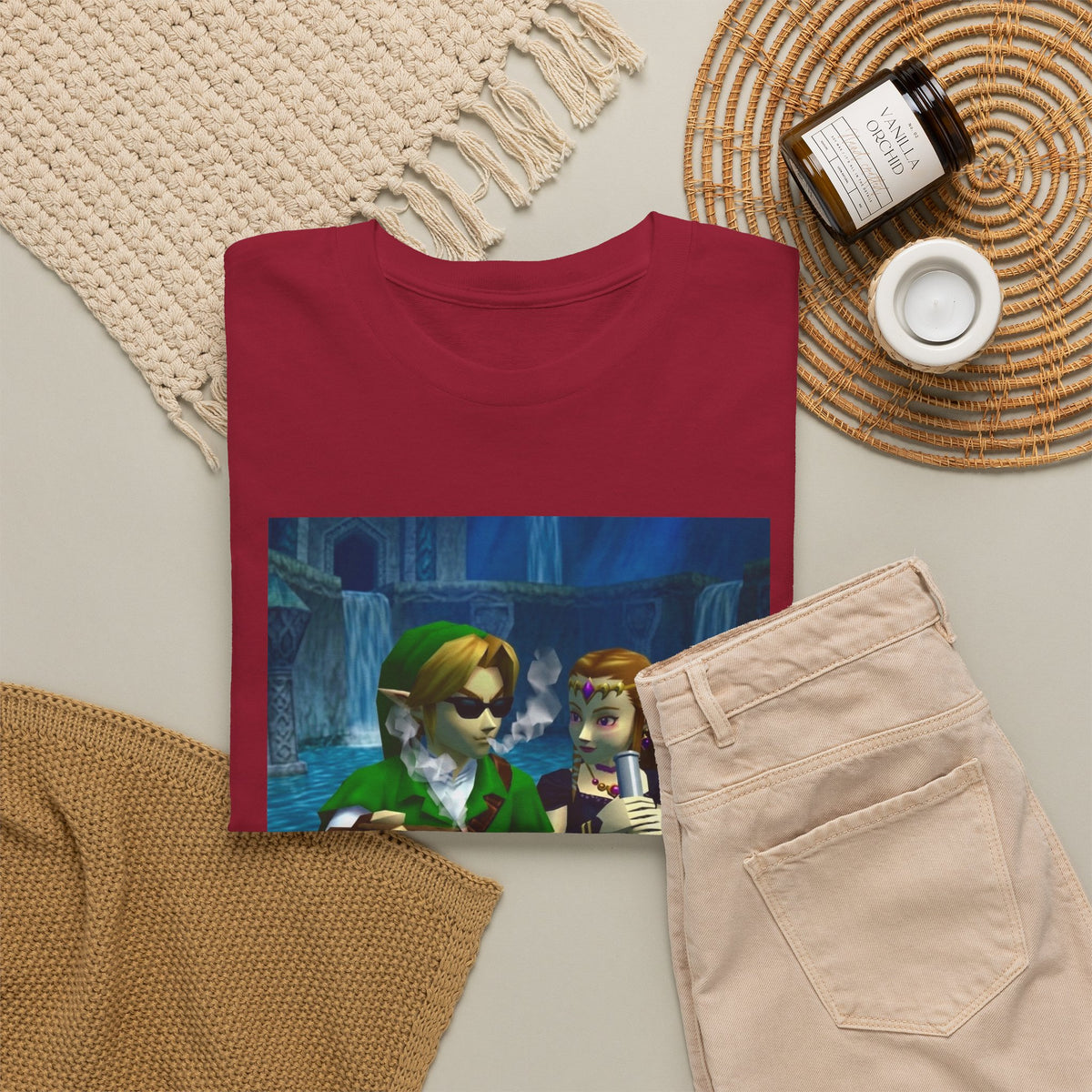 Link And Zelda Chillin' By The Water