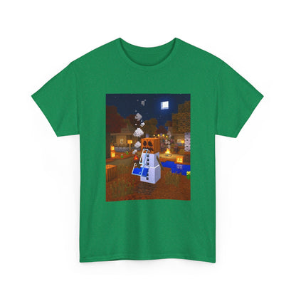 Pumpkin Snow Golem Hitting The Bong Tee