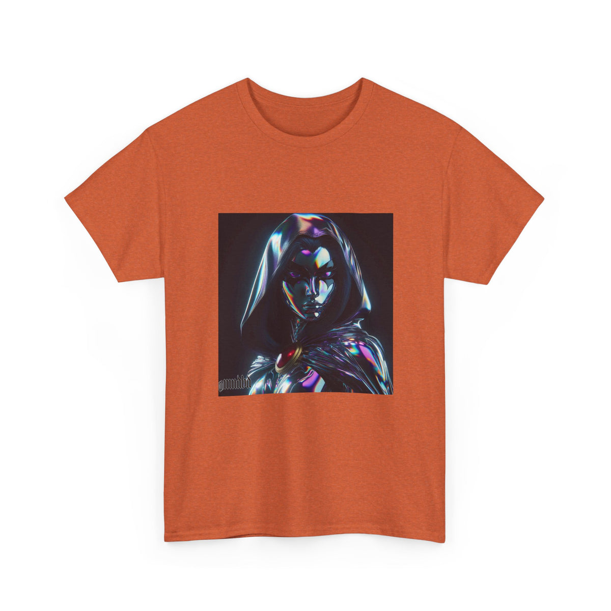 Holographic Raven Sorceress Shimmers Mysteriously
