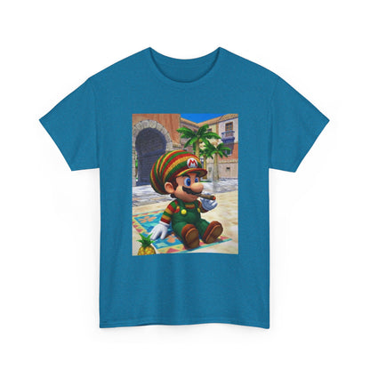 Rasta Mario Chilling With A Blunt