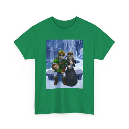 Link And Zelda Chilling In Ice Palace