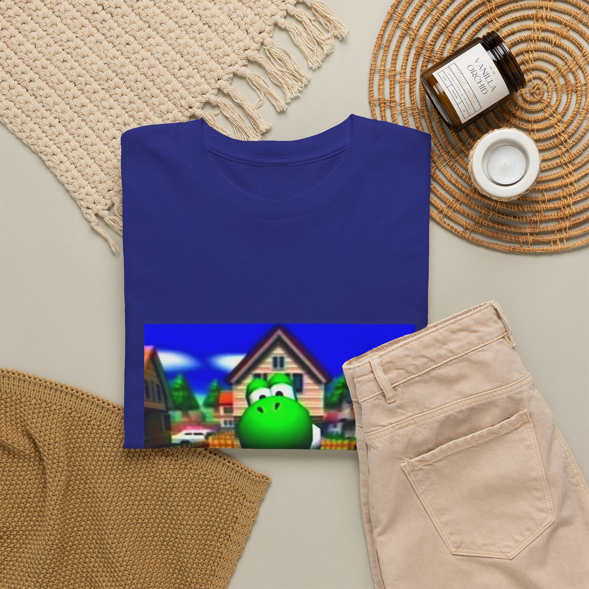 Yoshi Giving The Finger In Neighborhood Tee