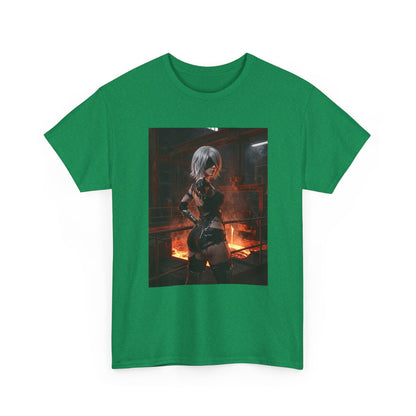 2B Pointing in Fiery Industrial Zone Tee