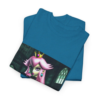 Goth Peach In Haunted Castle Tee