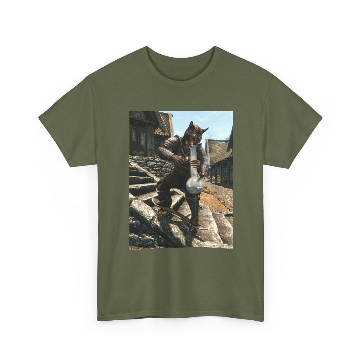 Neon Haze Horizon Graphic Tee