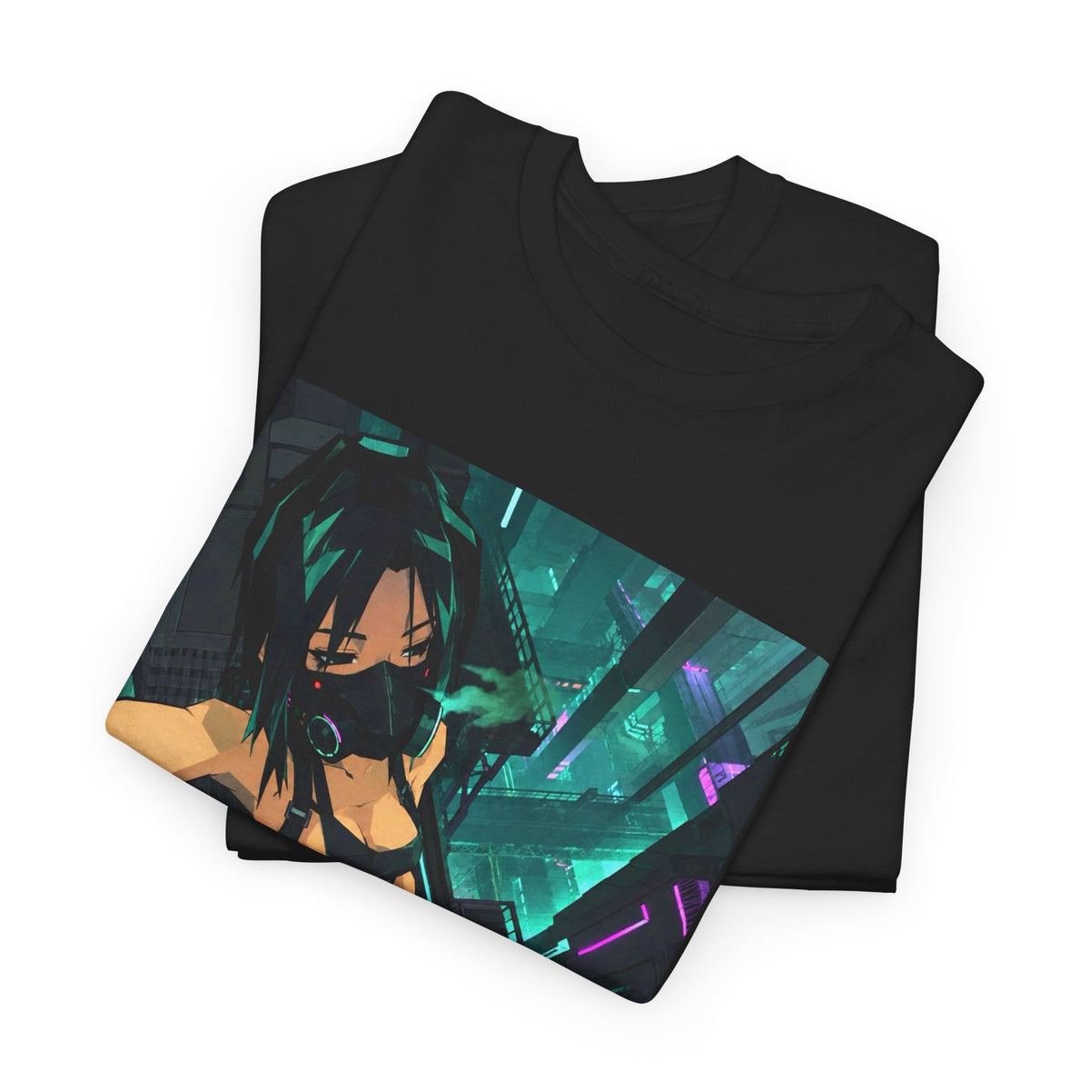 Midnight Ember Leaf Graphic Tee
