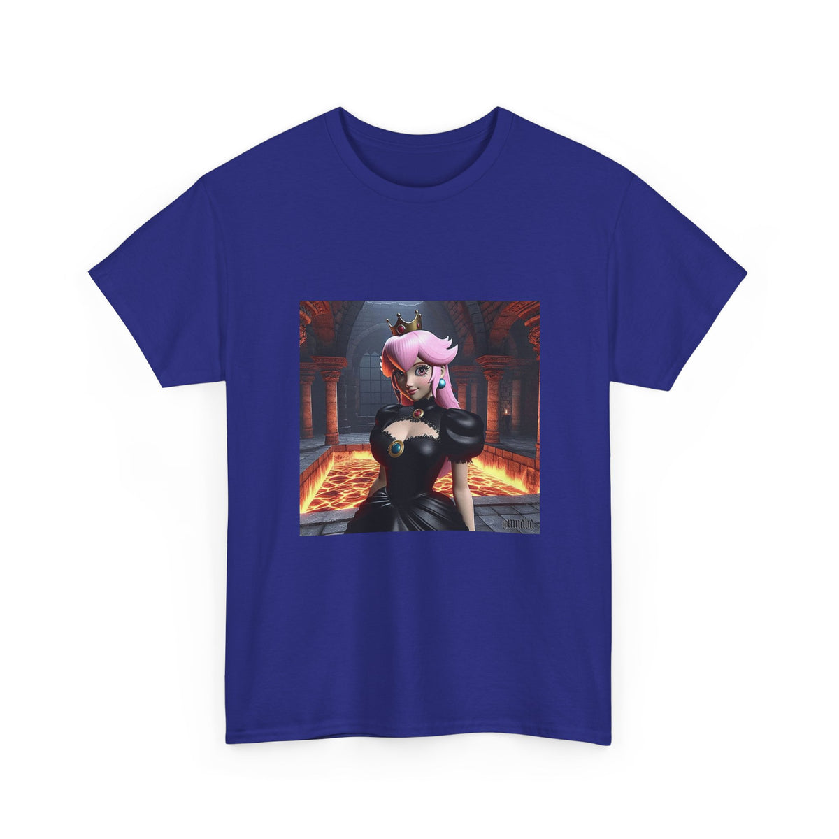 Gothic Peach Amidst Molten Lava
