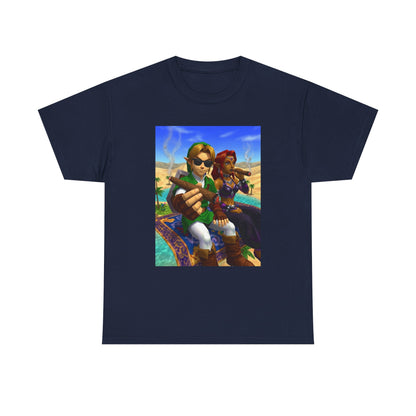 Link And Gerudo Lady Smoking Cigars