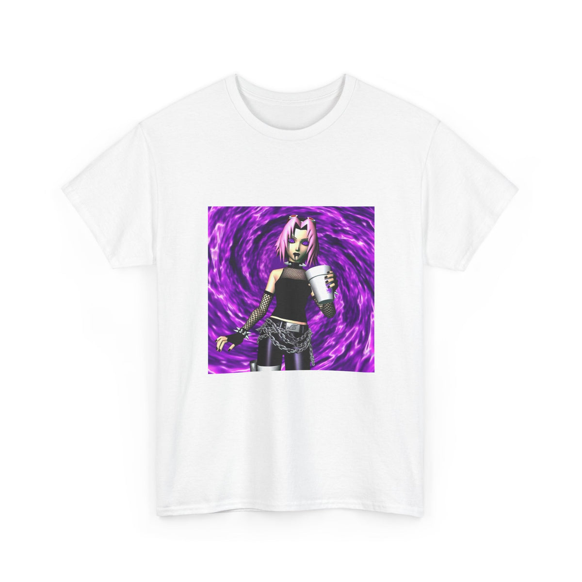 Goth Sakura With Purple Drank Tee