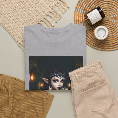 Edgy Elf Queen Flips You Off Tee