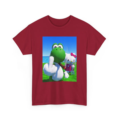 Yoshi Giving Finger And Hello Kitty Bong Rip
