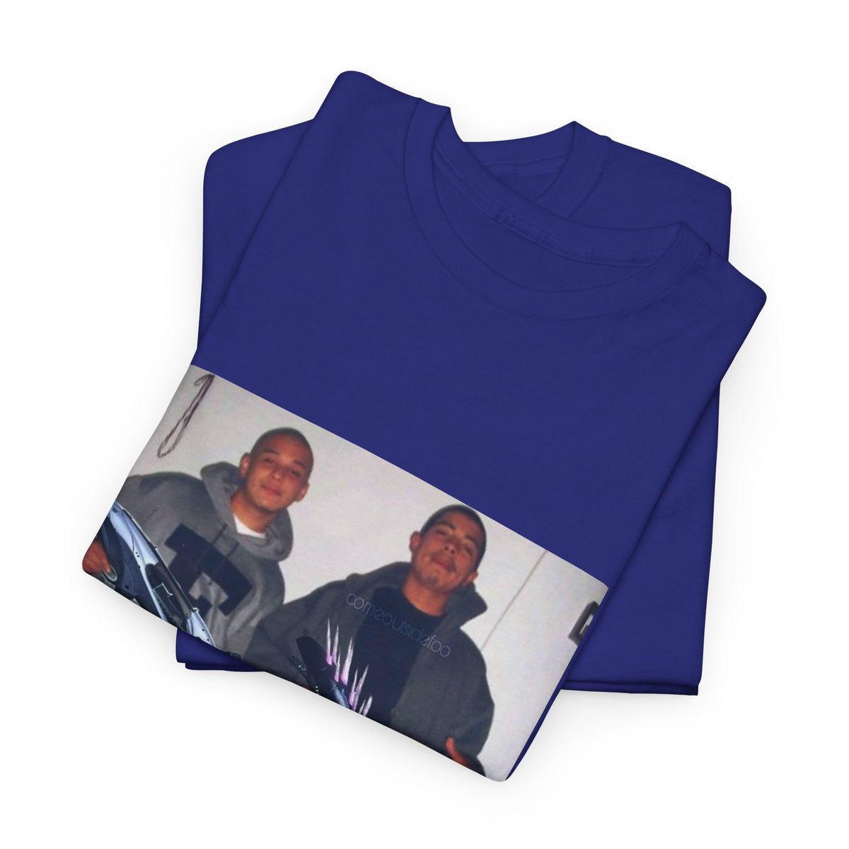 Midnight Leaf Pulse Graphic Tee