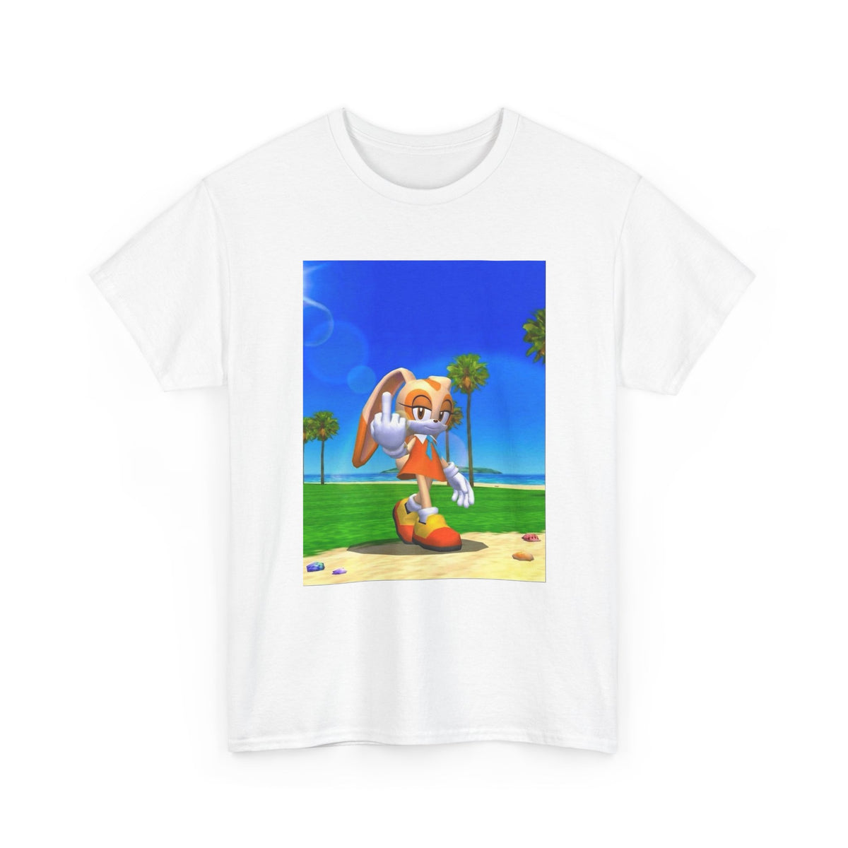 Cream The Rabbit Giving The Finger Tee