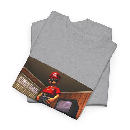 Gangster Mario Chillin' In The Crib Tee