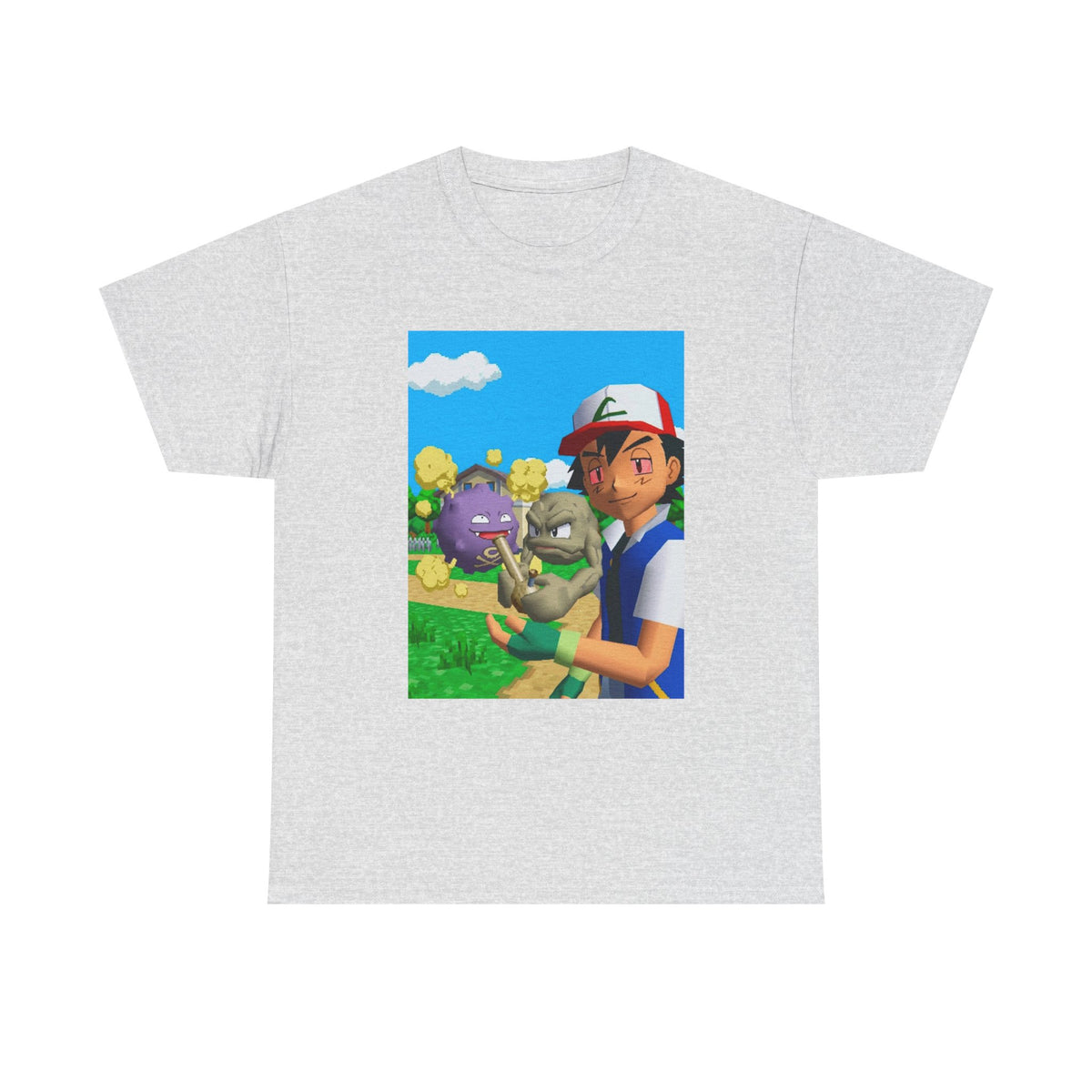 Ash, Geodude, Koffing Get High