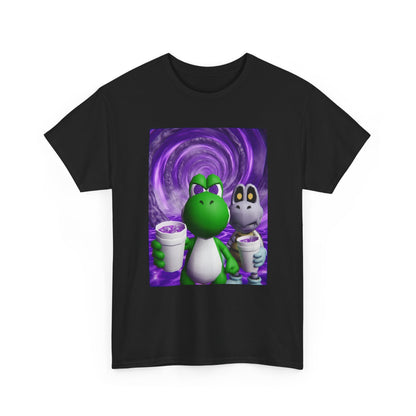 Yoshi And Dry Bones Sippin' Purple